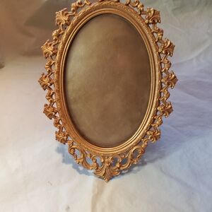 Brass  Oval Mirror